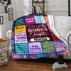 Faith Love And Daughter'S Strength Customize Your Name Blanket Soft Warm Cozy Versatile For Sofa Couch Office Bed Picnics Ideal For All Seasons