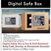Mini portabil antifurt seif digital mic cutie de depozit Home Office depozitare securitate secret cabinet