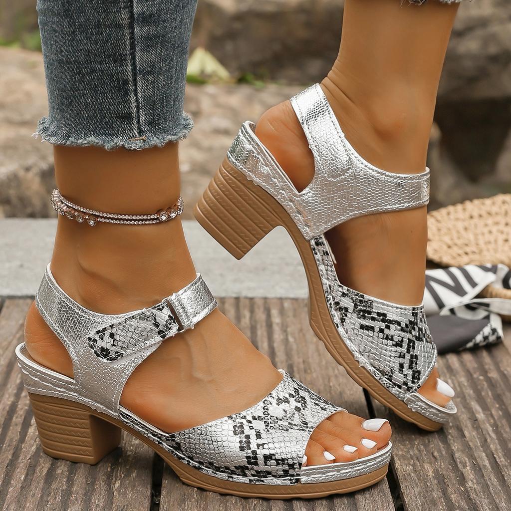 Summer Fashion 2026 Women Peep Toe Platform High Heel Sandals Plus Size Shoes for Women 36-43 Casual Women Shoes