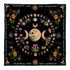 Tovaglia Tarot Tovaglia Altari Fasi Lunari Fiore Astrologia Tovaglia Tappeto per Carte Divinatorie Arazzo Decorazione Murale