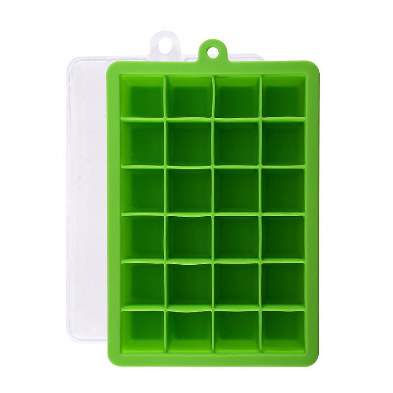24-Grid DIY Silicone Ice Cube Tray Mold for Homemade Ice Cubes