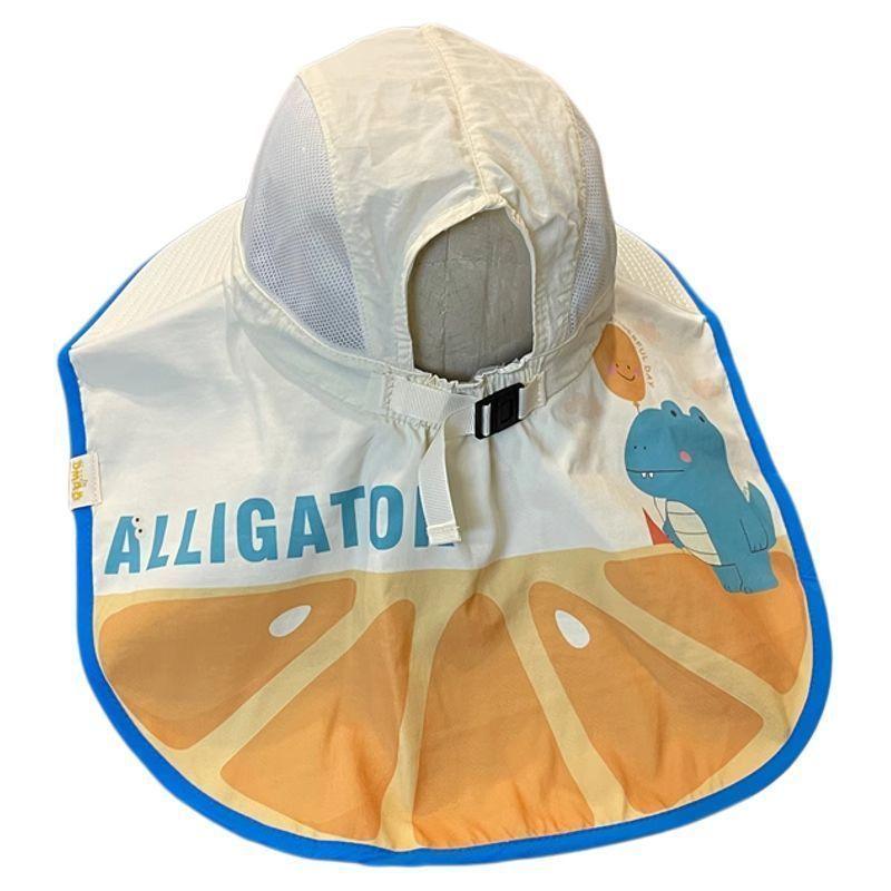 Sunflower Kids Sun Hat With Solar Fan And Whistle For Summer Sun Protection