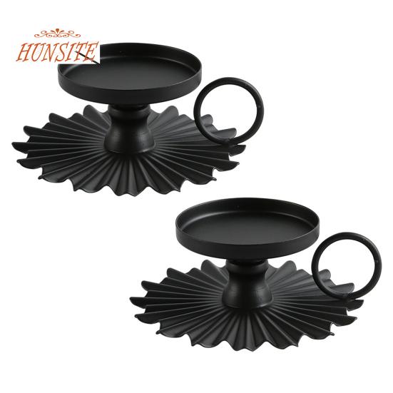 

Набор винтажных железных подсвечников из 2 предметов, элегантная стабильная опора A