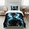 Hot Anime D-Dragons-Balls Series Bedding, Soft and Breathable Duvet Cover and Pillowcase, Suitable for Teen Bedroom Decoration