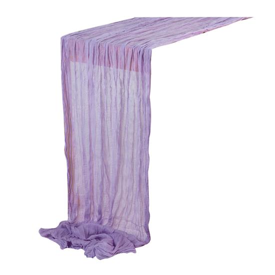 Tischläufer, rustikale Tischdecke, weich, waschbar, lichtecht, handgefärbte Tischdecke, Hochzeitsfeier-Dekoration