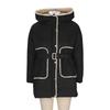 Coats For Women Fleece Lined Long Down Coat Jacket Warm Hooded Thick Padded Outerwear