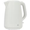Electric Kettle 1.7L 2200W with Removable Anti-Scale Filter Automatic Shut-off 360 degrees Swivel Base Cream
