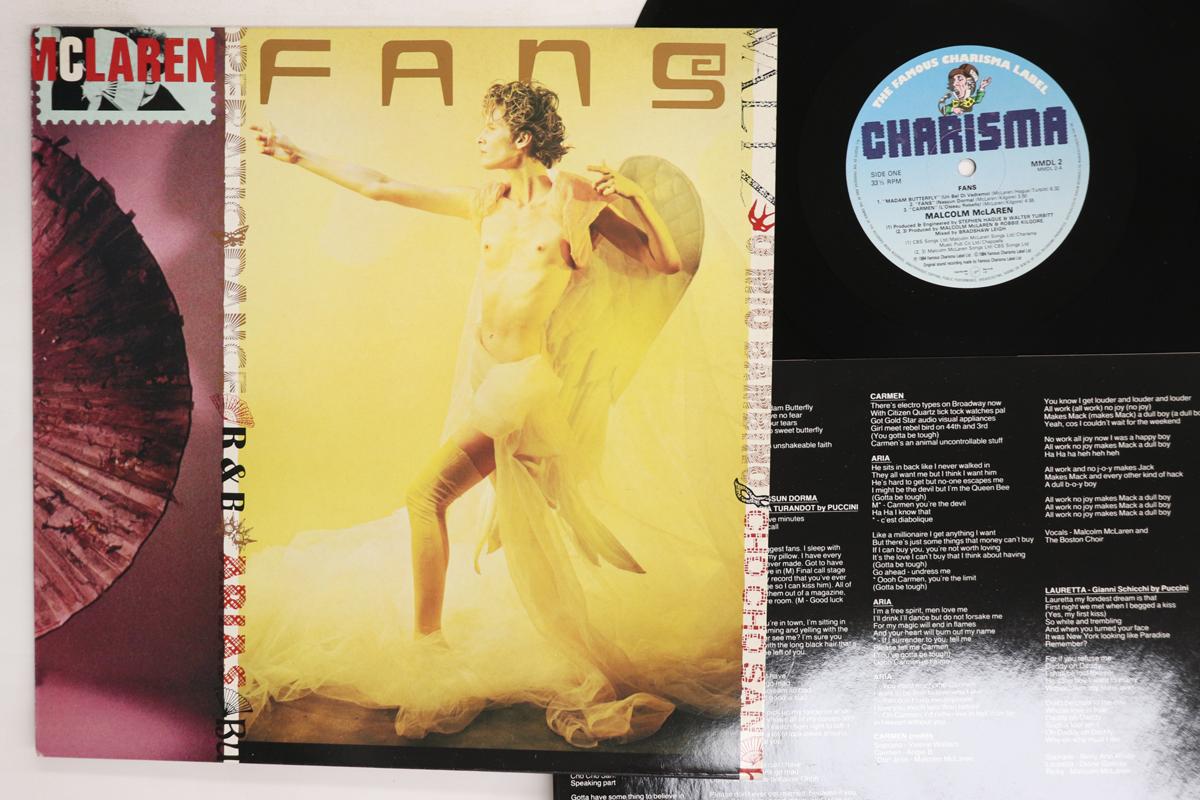 

LP Record MALCOLM MCLAREN Fans MMDL2 CHARISMA 1984 UK Rock Used