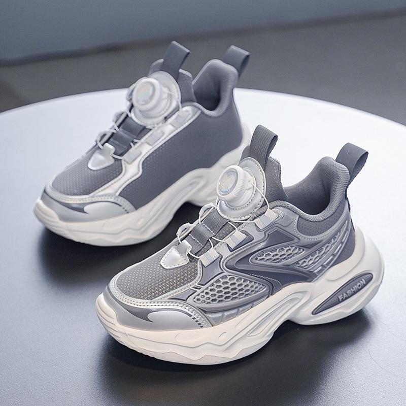 

Boys Shoes Children s Sneakers Spring and Autumn Leather Surface Waterproof Soft Sole Boys Lightweight Running Shoes Black Daddy Shoes 39