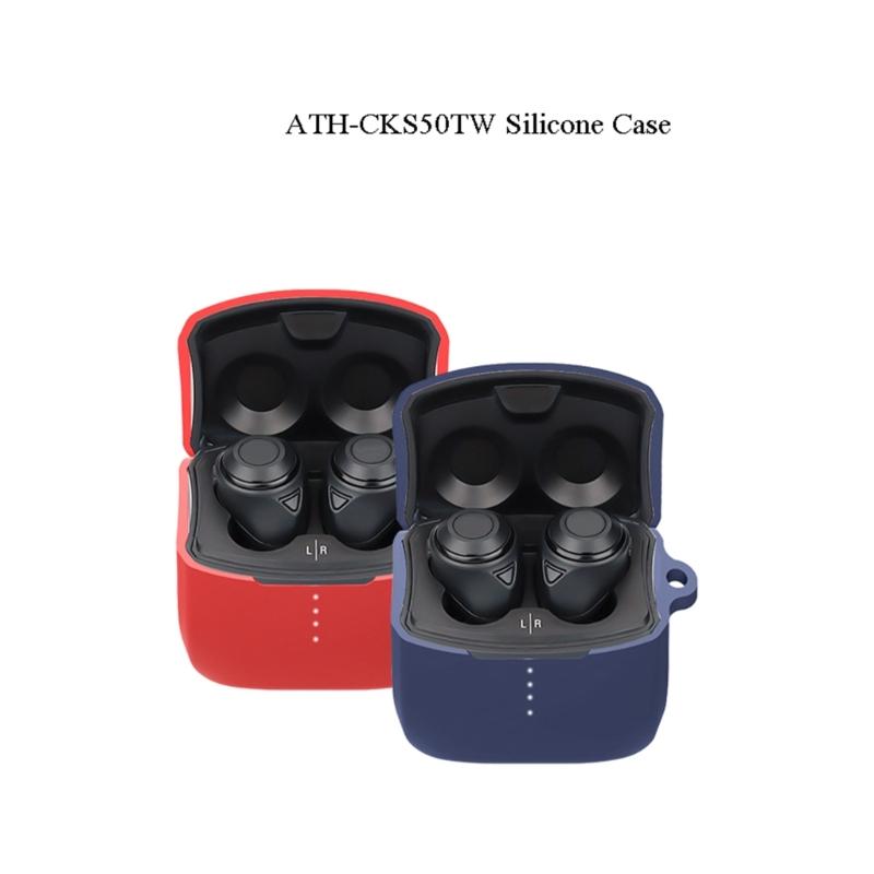 Suitable for Technica ATH-CKS50TW Washable Soft Cover Housing Lightweight Case Impact-resistant Waterproof for Shell