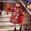MIMIHELLO Girls' Winter Chinese Style Qipao Hanfu Princess Dress