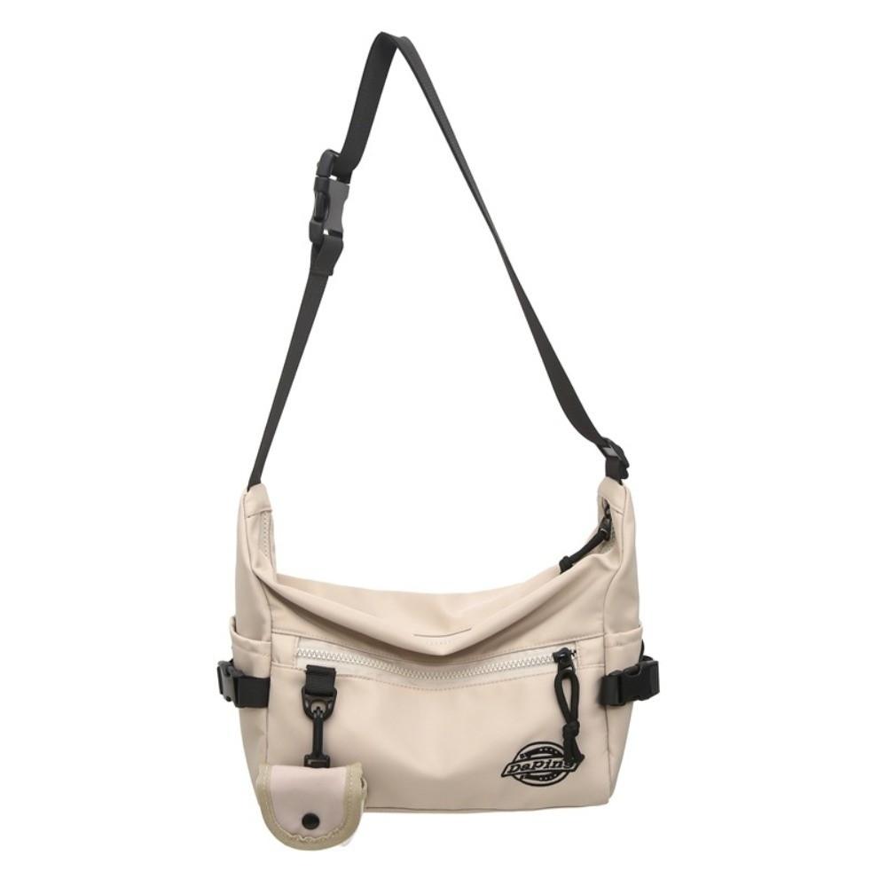 

Multifunctional Crossbody Message Bag Sports Square Shoulder Bag Nylon Shoulder Bag Daily Matching белый