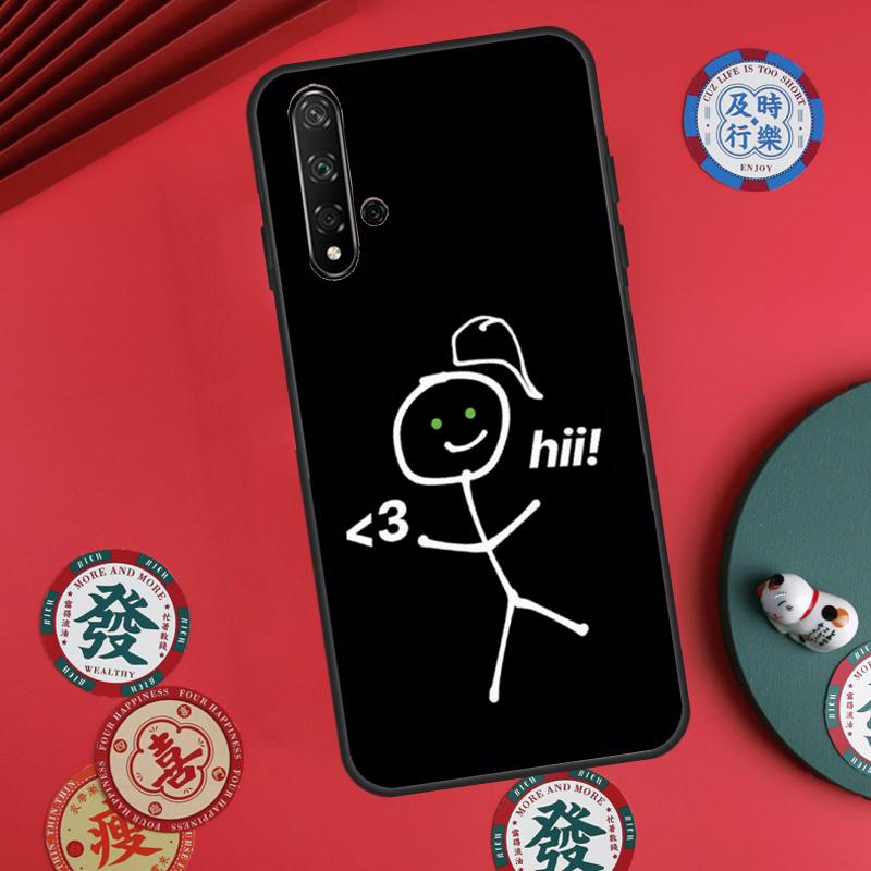 

Cartoon Matchman For Huawei Nova 12s 7i 8i 11i 12i Y73 Y70 Y90 Y60 Y72 Y61 Y91 9 10 SE P30 Pro P40 Lite Case Nova 11 Pro