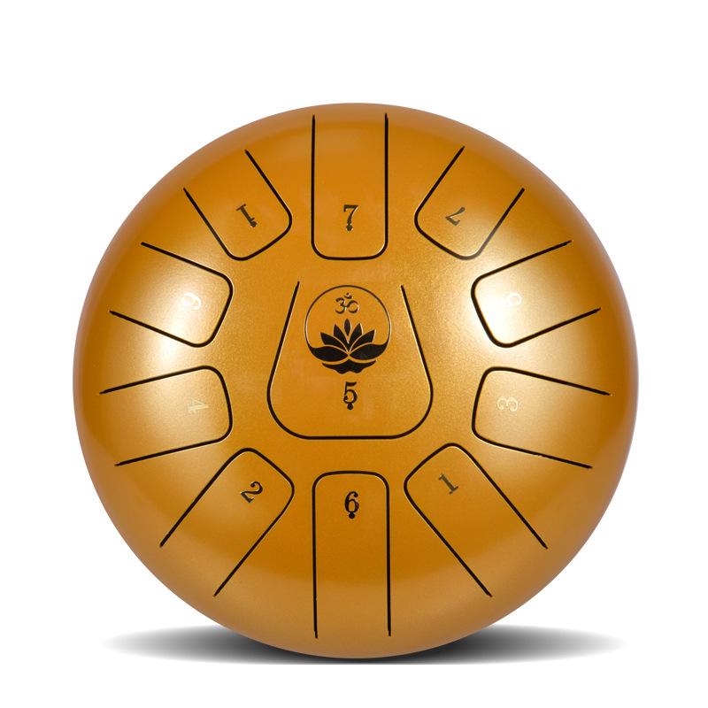 Éterický ocelový jazykový buben - 6/8/10/12/13/14 palcový Handpan perkusní nástroj.