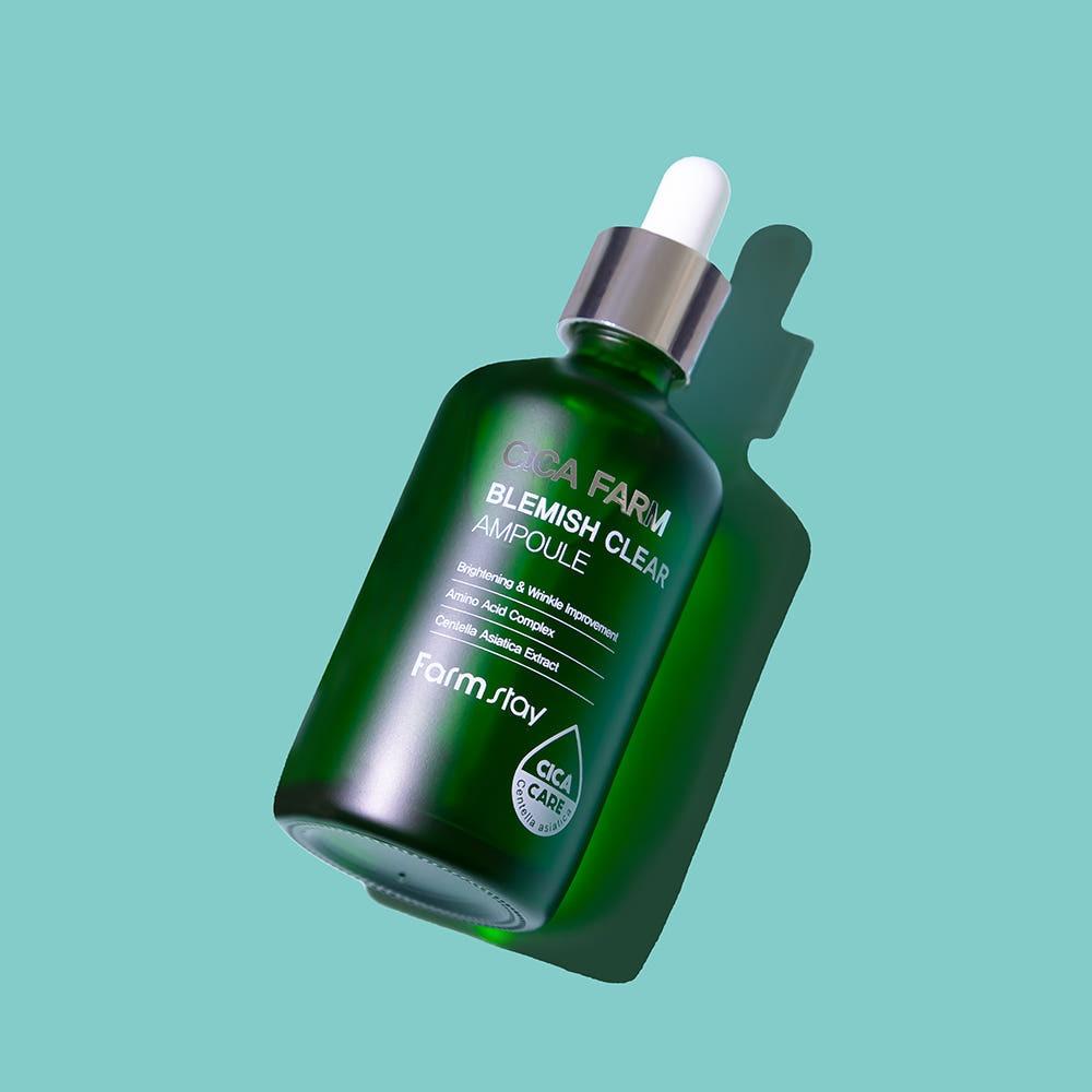 Farmstay Cica Farm Blemish Clear Ampoule Soothing Brightening 100ml