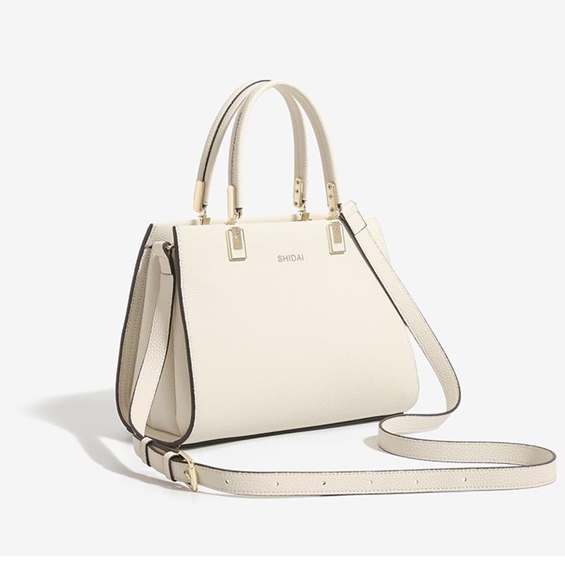 Women's stylish classic handbag, crossbody bag, large capacity, zippered removable shoulder strap