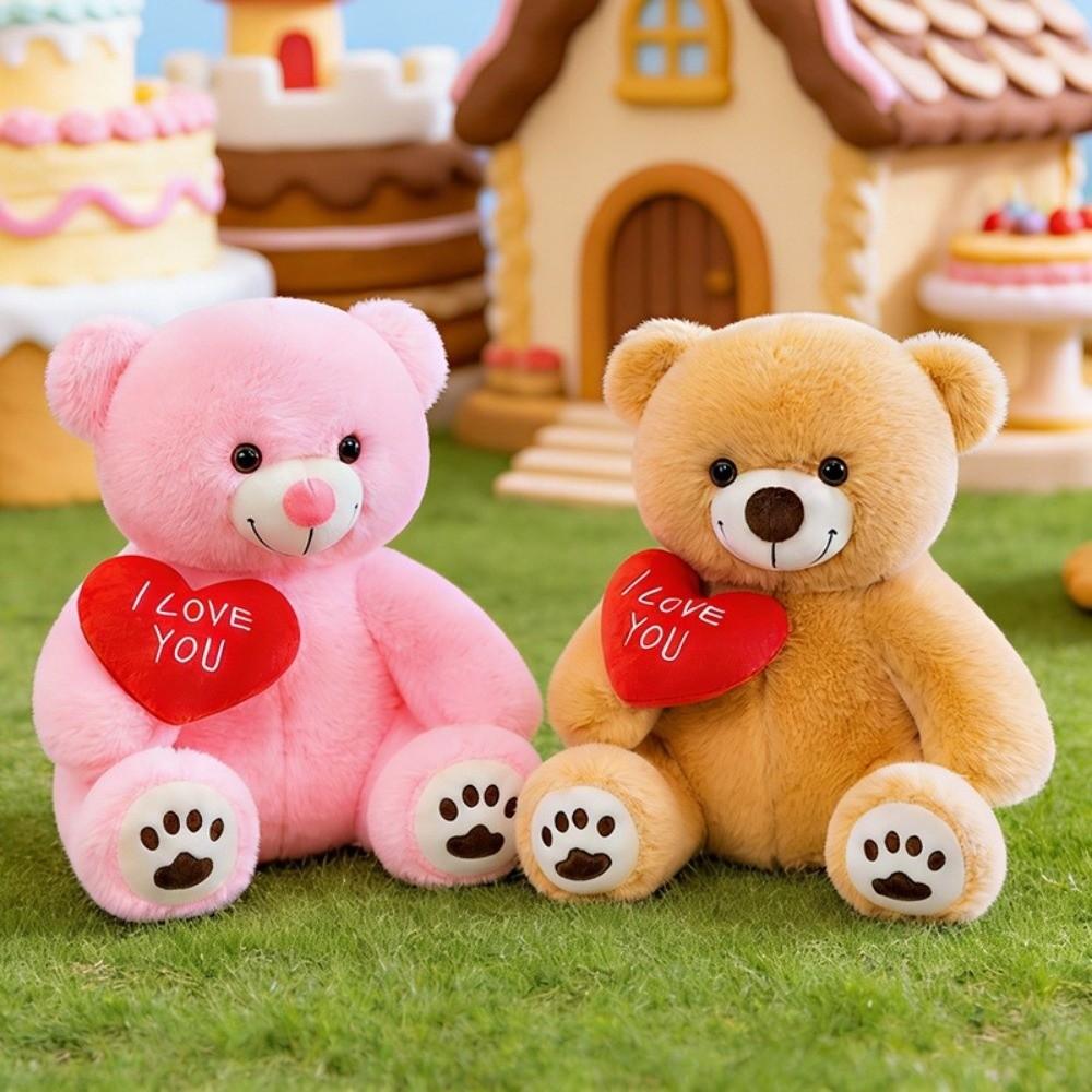 With Scarf Bear Stuffed Toys Bow Tie Bear Plush Toys Stuffed Animals Hug Bear Plush Doll Baby