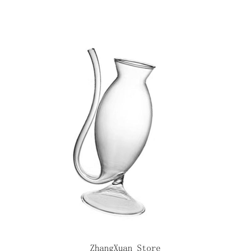 Efficient Cocktails Glass Creative Molecular Cocktails Champagnes Glass with Drink Tube for Parties and Special Event