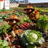 2D Flat Printed Ant Garden Stakes, 2/3Pcs Cute Acrylic Outdoor Decor for Garden Lawn Planter Yard Fence Festival Gifts