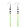 Green Lightsaber Dangle Earrings Unique Light Saber Pendant Drop Jewelry for Women Fans Cosplay Gifts War Movie Inspired