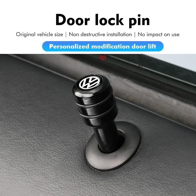 2026 Hot For Volkswagen VW Car Door Lock Pin Knob Pull Security Insurance Accessories For Volkswagen VW Scirocco Jetta Beetle Go