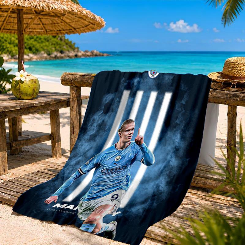 Haaland Beach Towel, Quick-drying, Easy To Care For, Suitable for Both Fitness and Beach Vacations,Sports Essential