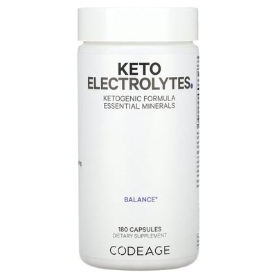 Elettroliti chetogenici, 180 capsule
