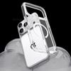 Magsafe Transparent Case For iPhone 18 17 16 15 14 13 12 11 Pro Max Mini XR Magnetic Wireless Charge Back Cover Case