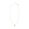 Acne Studios Rivet Charm Necklace Semi Matt Gold