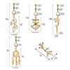 Stainless Steel Dream Catcher Belly Button Ring Set (5-Piece)