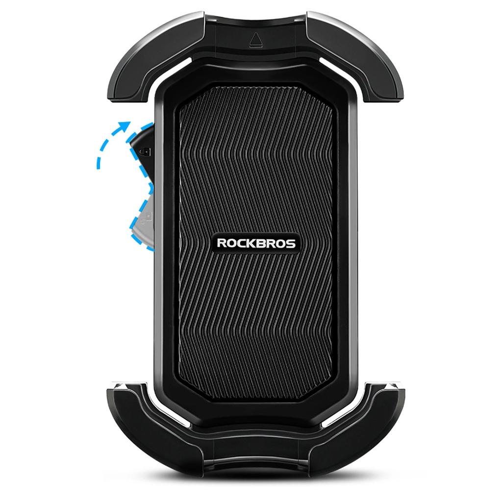 Uchwyt Na Telefon Rockbros 25210032001 Do Roweru Na Kierownicę - Czarny