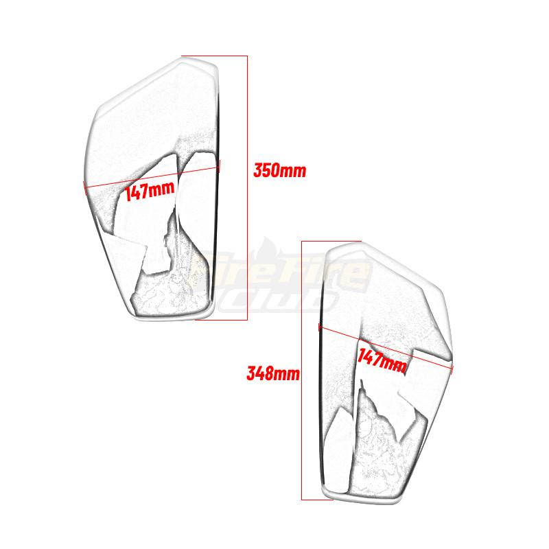 Motocyklové ABS Plastové Boční Kryty Baterie Kryt Pro Honda VTX1300 VTX 1300 2003-2009 R/Retro S/Spoke C/Custom T/Tourer