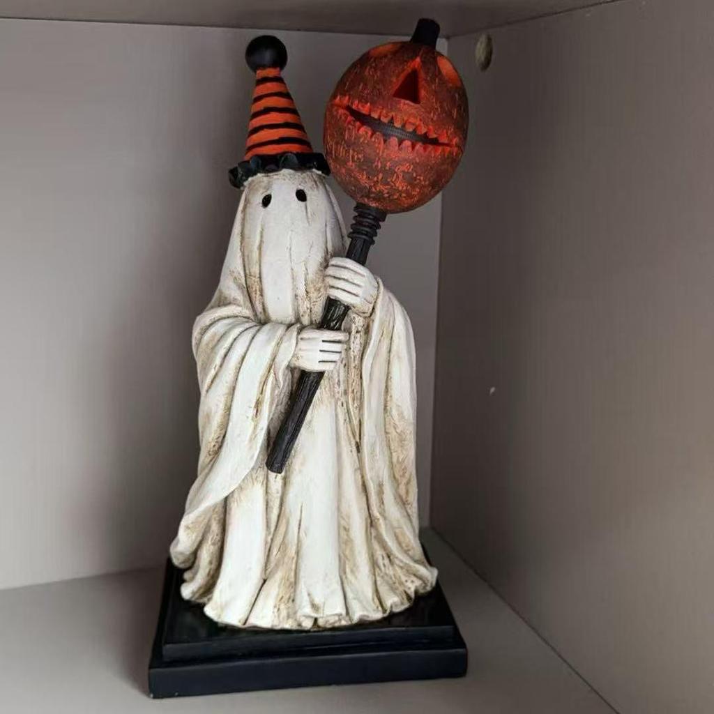 Grenzüberschreitende leuchtende Kürbis-Geist-Stab-Statue