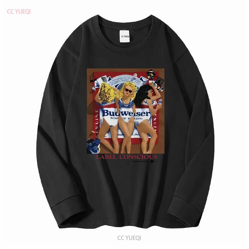 1989 Budweiser Vintage T Shirt Vintage Washed Comfortable Soft Stretched Casual Fashion Streetwear Top For Everyday Wear