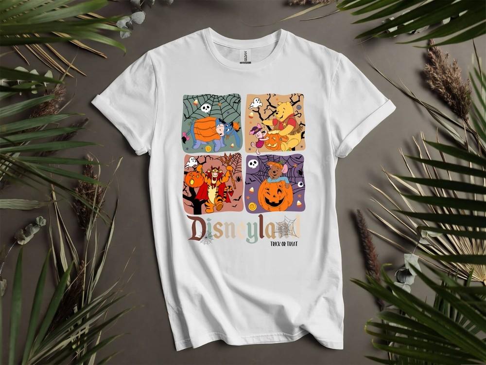 Disneyland Halloween Winnie The Pooh T-shirt Tshirt Men Women Unisex Tshirt I122
