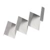 Wave Shape Stainless Steel Taco Display Stand Up Holder Rack Shell 1-4 Tacos