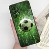 Anime Football Design Phone Case For Samsung A41 A35 A34 A33 A32 A25 A24 A23 A21s A06 A05 A04 A03 Note 10 20 Ultra 5G Black