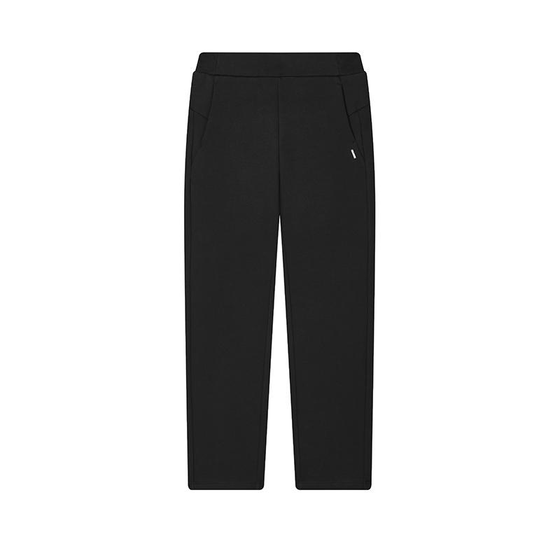 New FILA Lifestyle Knitted Sweatpants Women's Jet Black F11W443603FBK