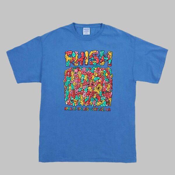 Phish Seattle Washington 2026 Event Shirt At Climate Pledge Arena April T-shirt XXL