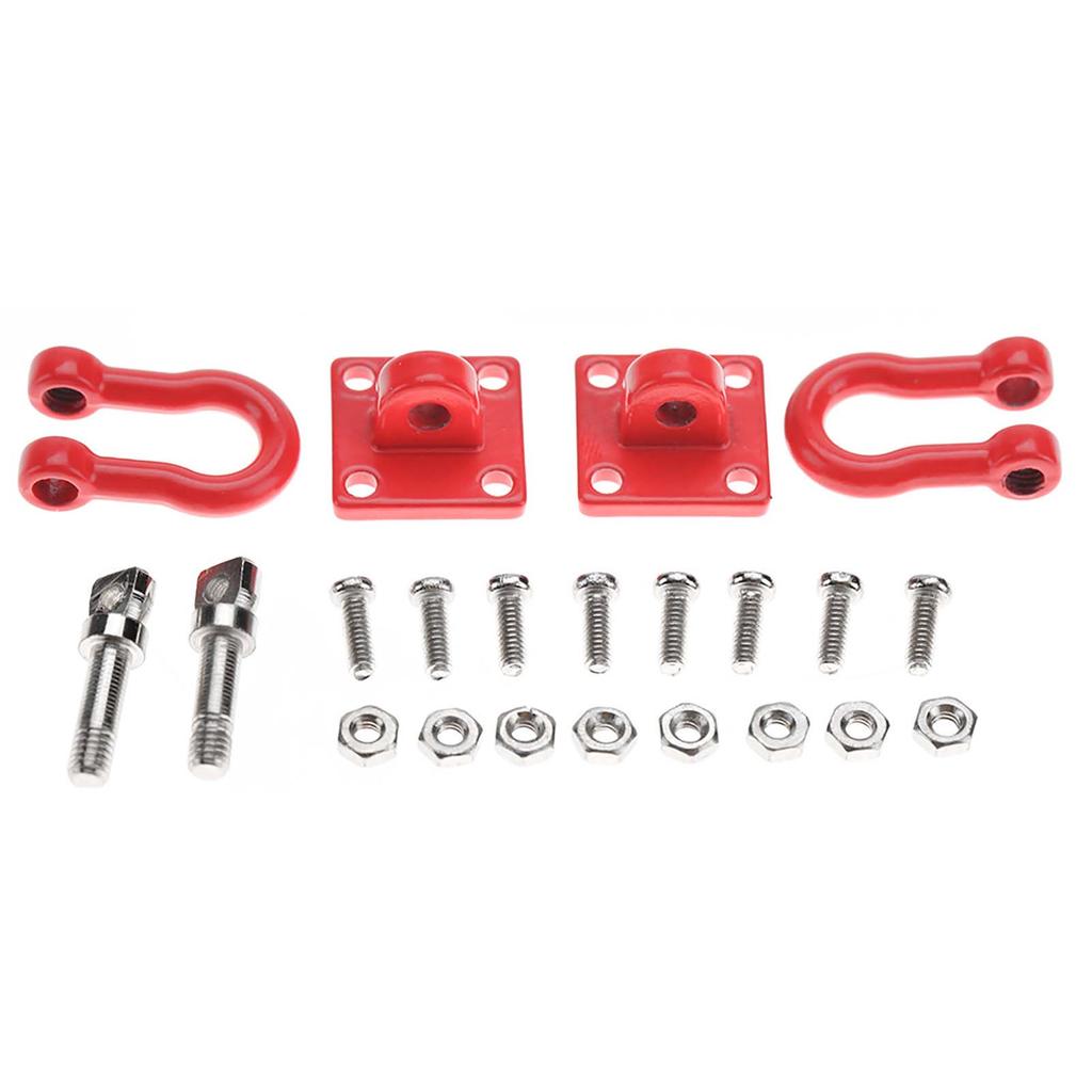4PCS   Lock Catch for RC Climbing Crawler Car Assemble Replace Parts Red