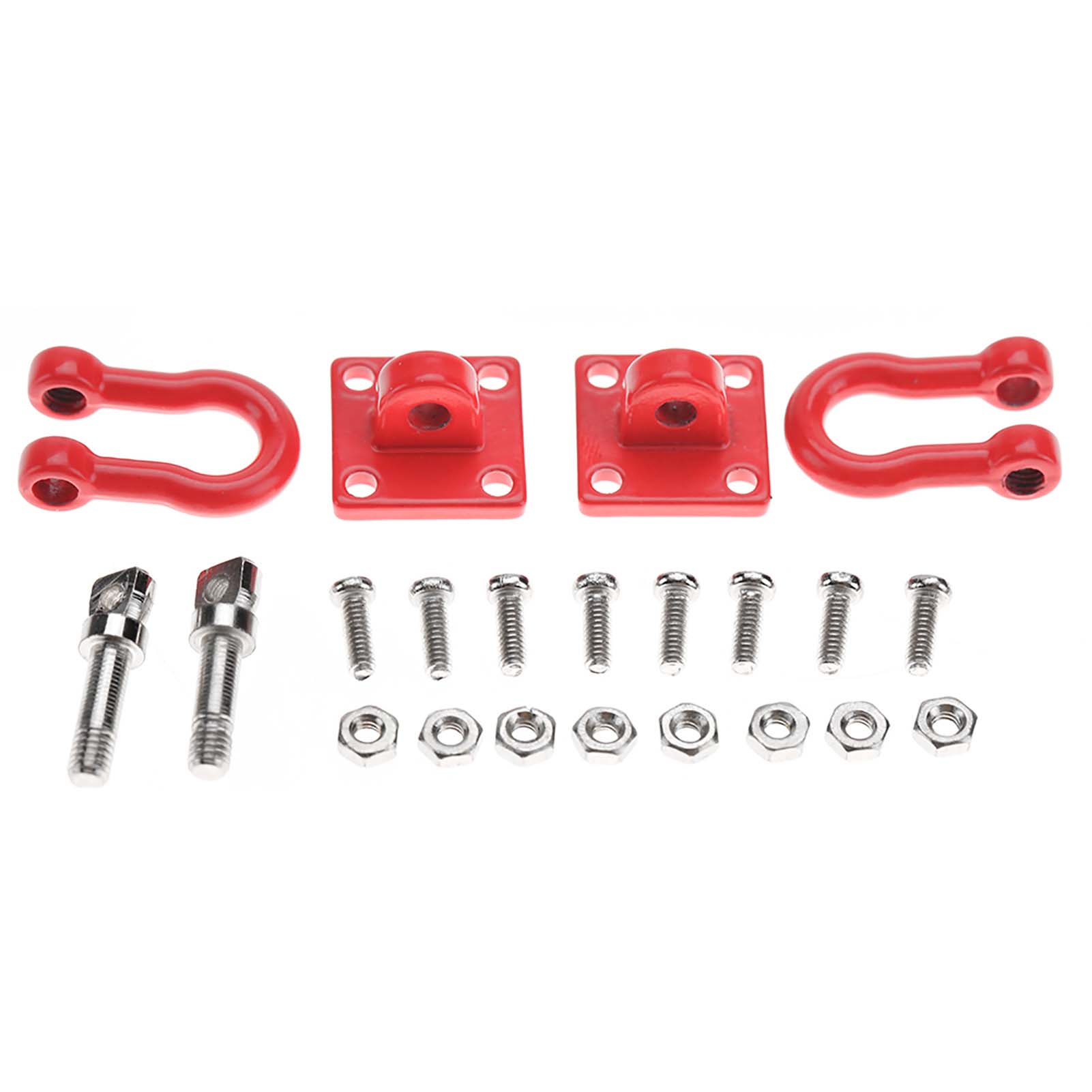 

4PCS Lock Catch for RC Climbing Crawler Car Assemble Replace Parts Red