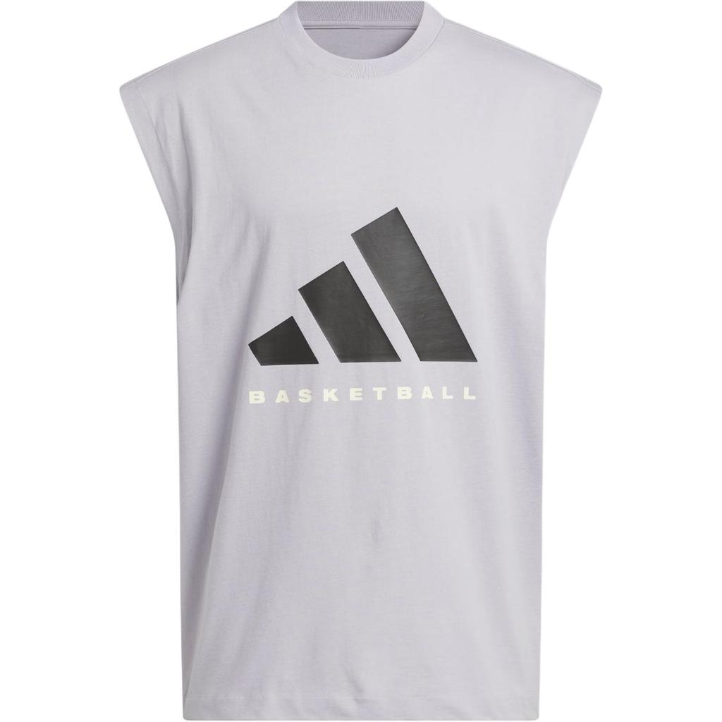 Adidas Basketball SS25 Fashion Comfortable Loose Round Neck Sleeveless T-Shirt Unisex Tops JN3973
