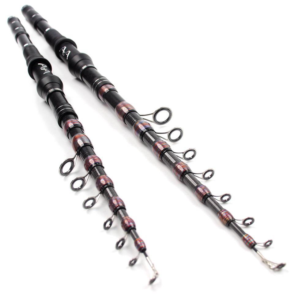 Ultra-Short Portable Retractable Carbon Lure Fishing Rod - All-Water & General Purpose