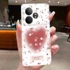 Phone Case For Realme GT Neo 6 SE/GT Neo6/GT 6T/Realme GT 6 Butterfly Bow Protective Casing Transparent Soft Silicone TPU Cover