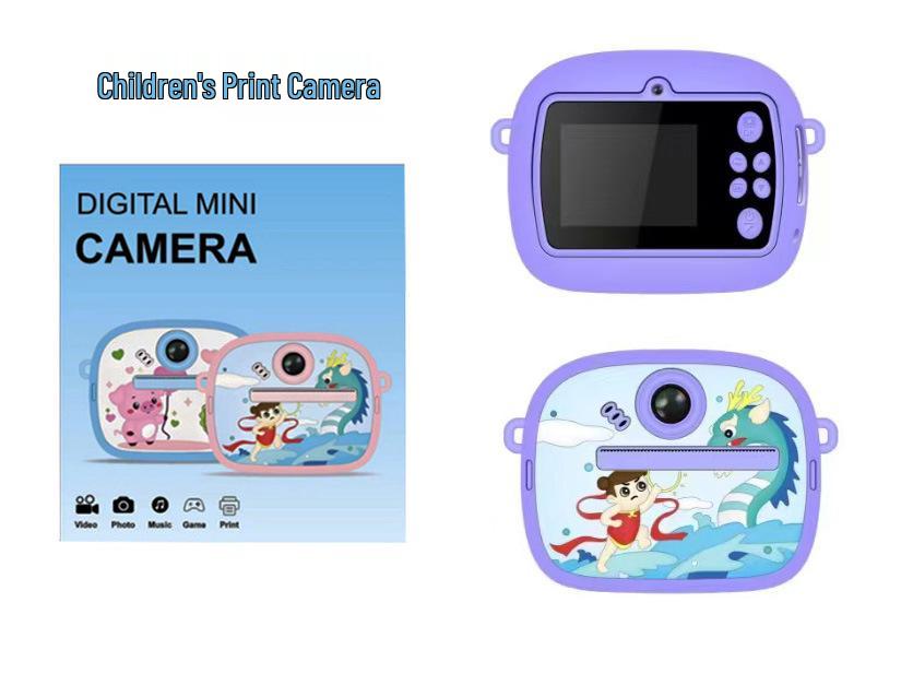 Instant Print Digital Camera for Kids - Photography and Learning Toy for Birthdays