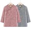 Chinese Style Summer Top for Middle-aged and Elderly Women - Lightweight Seven-Sleeve Grandma Shirt