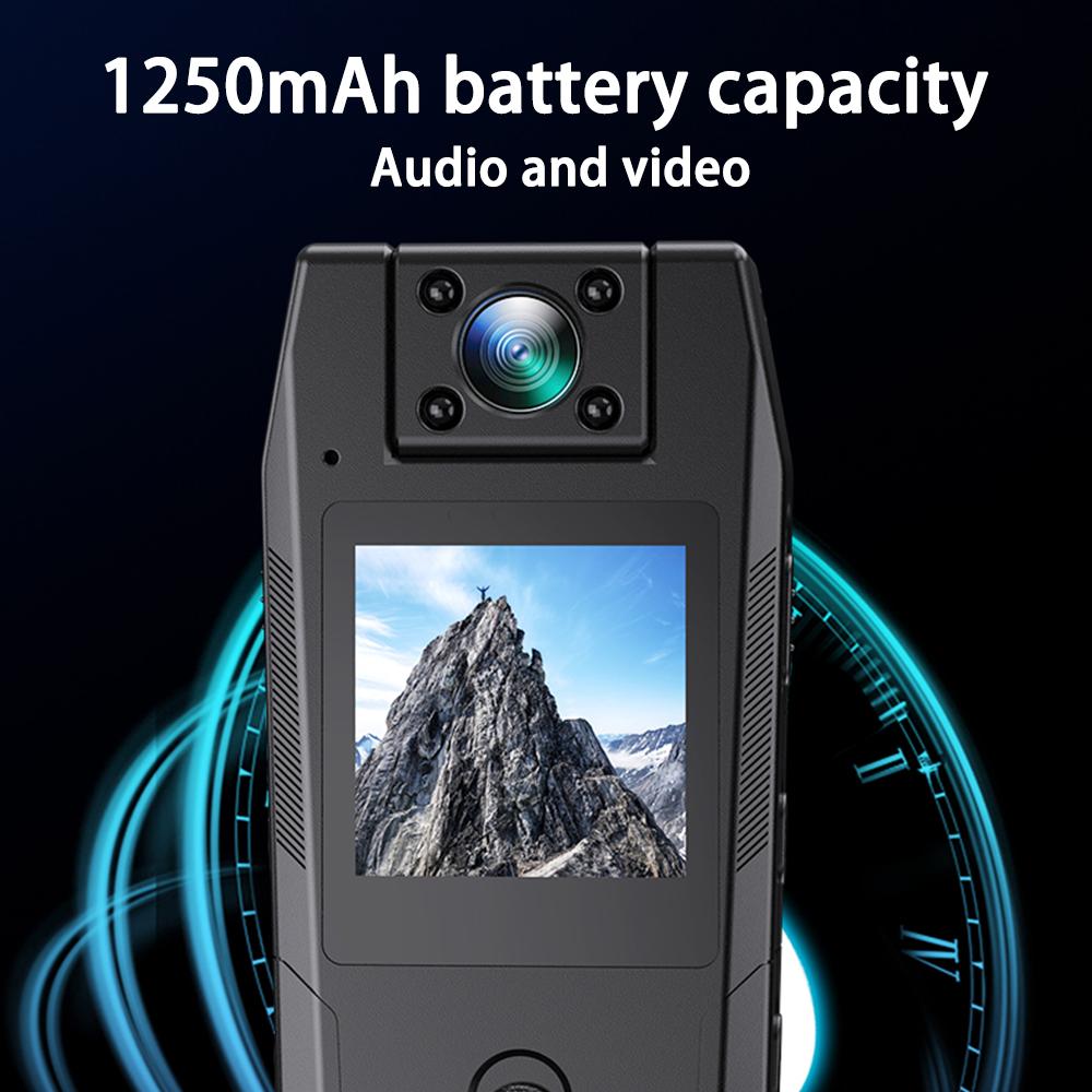 1080P Digital Law Enforcement Recorder, High-Definition Night Vision Action Video, Small Portable Duty Camera