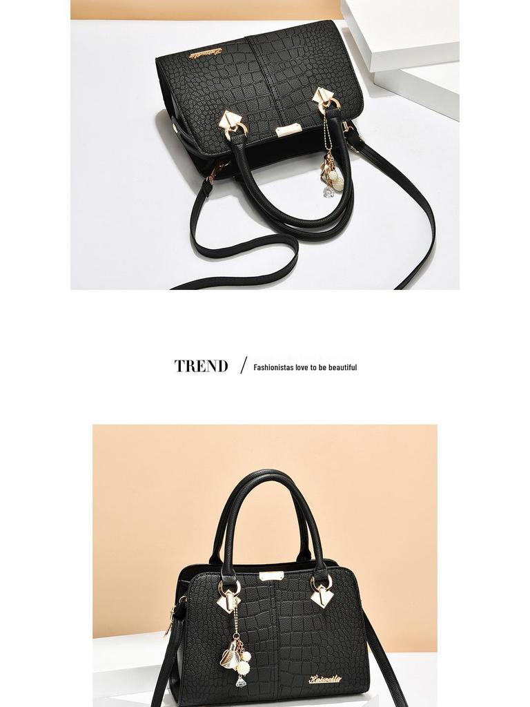 Nouveau Sac à Main Mode Style Coréen 2025: Sac bandoulière simple pour femmes d'âge mûr