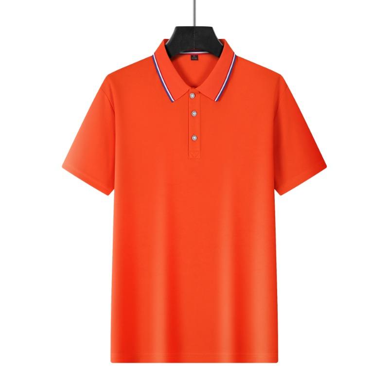 Short Sleeved Men's Polo Shirt with Summer Collar Printed Logo T-shirt