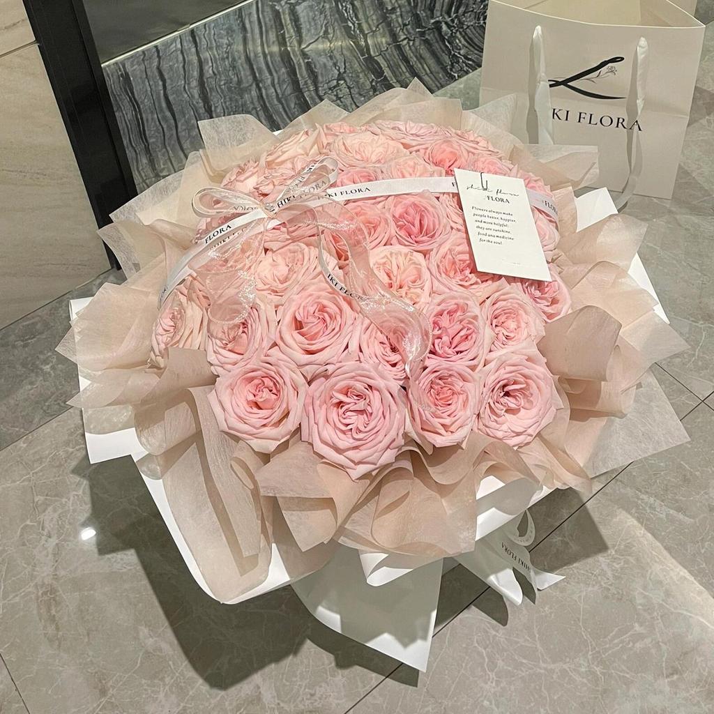 Lychee Mix Bouquet with Eternal Flower Soap for Girlfriend or Bestie - Ideal Birthday Gift